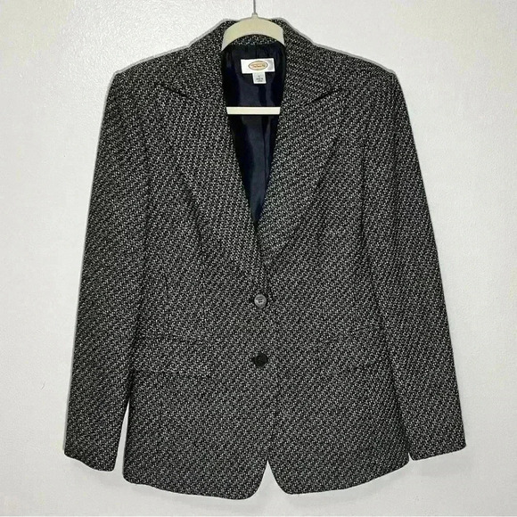 TALBOTS Tweed Two button Blazer | size 6 - Picture 1 of 5